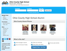 Tablet Screenshot of ohiocountyhighschool.org
